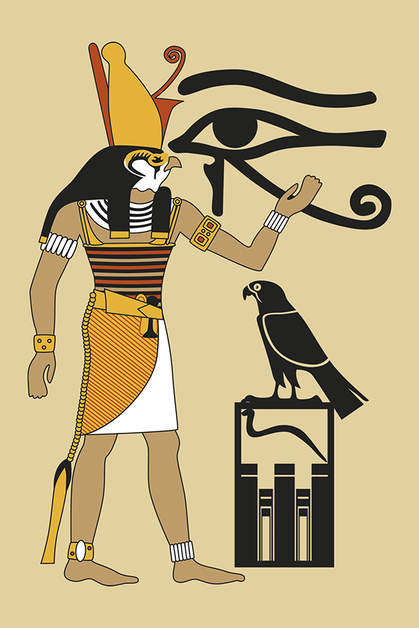 Ilustracion Dios Horus