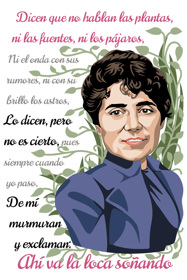 Ilustracion Rosalía de Castro